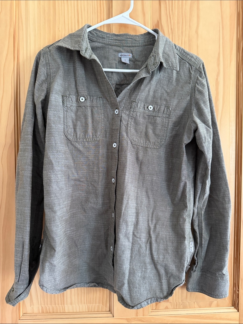 Carhartt Olive/Taupe Work Shirt